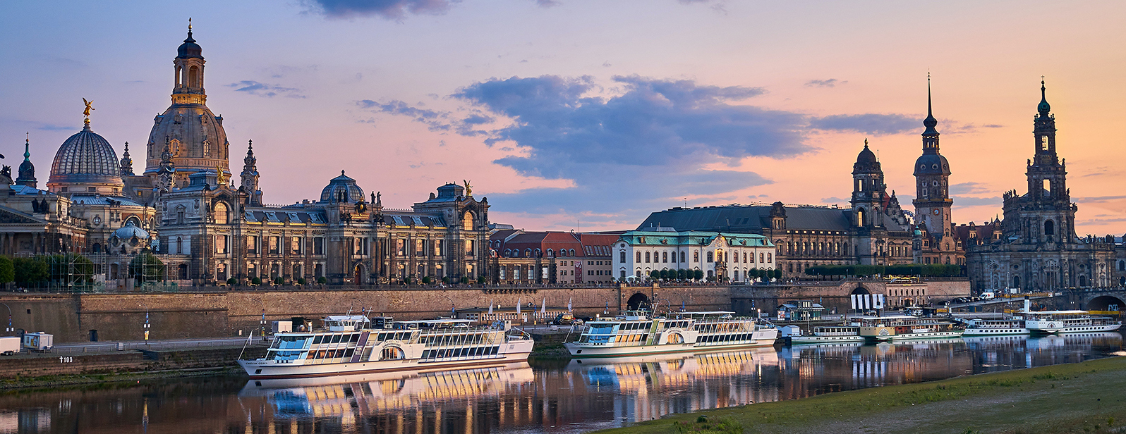 Dresden during sunset